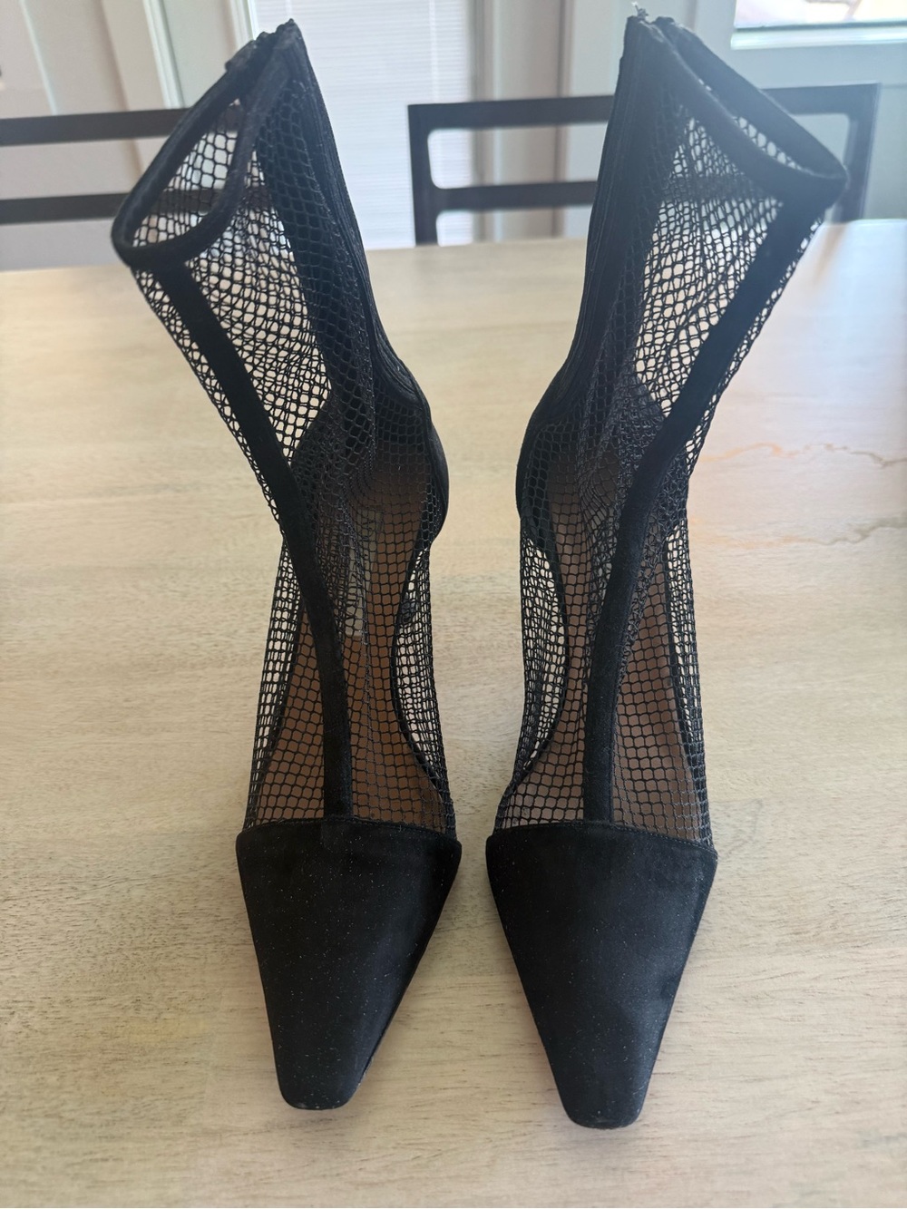Aquazzura Saint Honore Mesh Booties